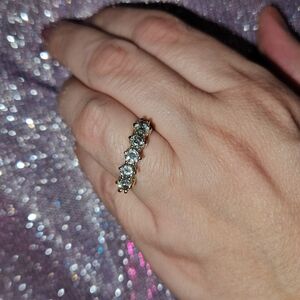 Elegant Gold and Silver Women's Ring